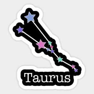 A Zodiac Sign Test Taurus Sticker